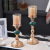 European Entry Lux Candlestick Glass Candlestick Decoration American Style Dining Table Romantic Candlelight Dinner Home Decorations