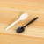 Cake Fork Thickened Dessert Spoon Disposable Plastic Fork Spoon Individually Packaged Bulk Black Frosted Fork