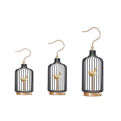 New Chinese Style Bird Cage Home Nordic Ornaments American Model Room Creative Living Room Hallway Study Metal Ornaments
