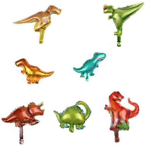 new mini tyrannosaurus aluminum film balloon party children‘s birthday party balloon wholesale