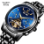 Walishi New Fashion Luminous Waterproof Watch with Steel Strap Tourbillon Automatic Mechanical Watch Men's Wholesale