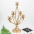 Cross-Border Amazon Candle Holder Candle Cup Decorative Golden Home Candlelight Dinner Wedding Wrought Iron Candlestick Ornaments