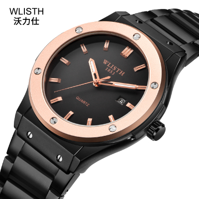 Walishi New Brand Watch Sports Luminous Quartz Watch Calendar Waterproof Watch Men's Steel Strap Watch Wholesale