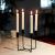 Candleholder Candlestick Creative Decoration Romantic Candlelight Dinner Props Wrought Iron Candlestick Home Ornaments