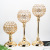 Hot Sale Crystal Candlestick European Wedding Hardware Props Crafts Table Flower Decoration Pictures Area Sign-in Desk Decorations