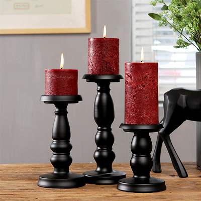 Iron Candlestick Creative Candlelight Dinner Props Wedding Decoration Decorative Desktop Candle Holder Candleholder
