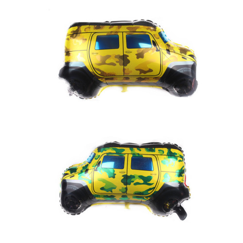 jeep aluminum balloon off-road vehicle military vehicle aluminum balloon children‘s toy car air balloon wholesale