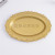 European Entry Lux Golden Embossed Plate Creative Dessert Table Decoration Tea Break Cold Meal Afternoon Tea Snack Plate