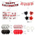 Halloween Decoration Set Balloon Party Aluminum Film Latex Combination Halloween Broken Hand Banner Hanging Cloth Combination Set