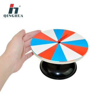 Qinghua 20525 Color Block Turntable Pointer Turntable Primary School Mathematics Science and Education Instrument Preschool Education Teaching Aids Regular Probability
