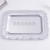 European Style Square Tray Silver Tray Home Fruit Coffee Table Tray Restaurant Hotel Banquet Decoration Dinner Plate