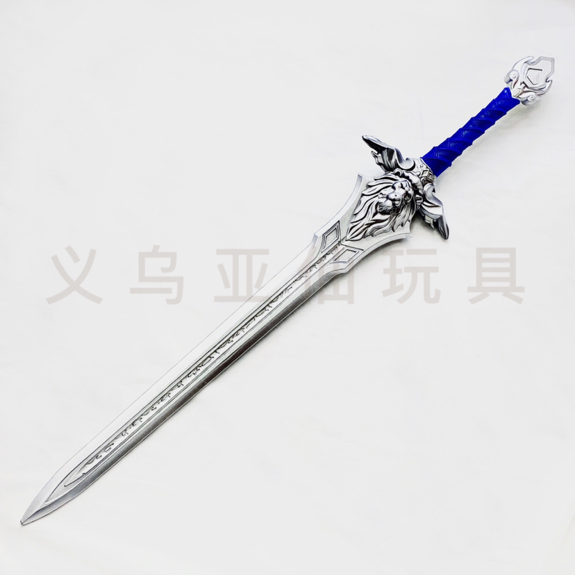 魔兽世界PU兵器电影版莱恩国王之剑皇家守卫剑暴风剑仿真道具