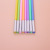 Wholesale Rainbow Candle Gradient Color Long Brush Holder Candle Birthday Cake Candle Slender Candle Birthday Candle