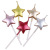 Wholesale Five-Pointed Star Candle Birthday Cake Candle Cartoon Birthday Candle Gold & Small Candle Colored Candle