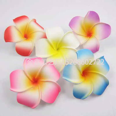  Hawaiian PE Foam Frangipani Artificial Flower Headdress Flowers Egg Flowers Wedding Decoration Party Supplies
