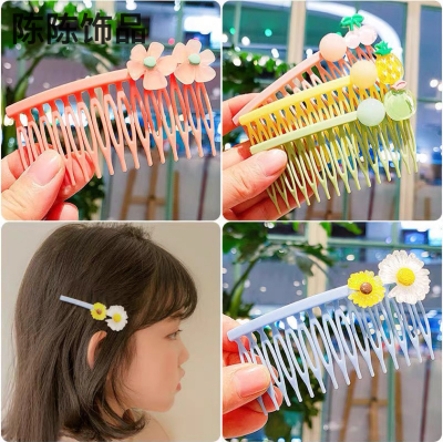 Children's Hair Comb Non-Slip Hair Comb Little Girl Updo Bangs Comb Barrettes Cute Princess Broken Hair Hairpin