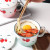 Creative Japanese Style Hand Drawn Ceramic Instant Noodle Bowl Cover with Handle Large Capacity Student Instant Noodle Cup Bento Bowl Rice Bowl Delivery