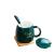 Revo Ceramic Creative Geometric Ceramic Cup Simple English Mug Light Luxury Creative Cup Gift Cup
