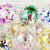 Sequin Balloon 12-Inch Transparent Paper Balloon Colorful Golden Birthday Paper Scrap round Balloon Sequin Rubber Balloons