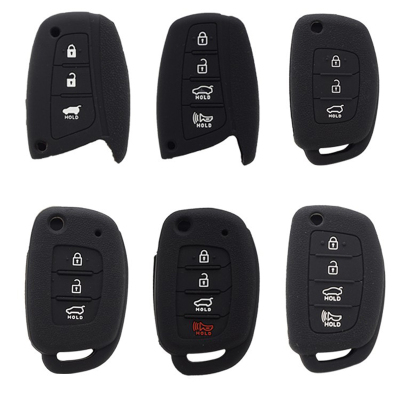 Silicone Key Cover for Hyundai Ix35ix45 Azera Sonata Langdong Car Key Silicone Protective Bag