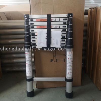 Folding ladder telescopic aluminum alloy ladder household elevator high quality portable herring telescopic ladder