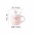 Cartoon Porcelain Cup with Cover Spoon Children's Day Gift Rabbit Mug Cute Drinking Cup Customized Logo