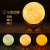 Amazon New Lamp 3D Moon Small Night Lamp LED Silicone Pat Lamp Remote Control Starry Sky Children Creative KT-C