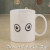 Big Eyes Magic Cup Ceramic Discoloration Cup Creative Water Transfer Printing Gift Cup Drinking Cup Breakfast Cup Customizable Logo