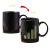 Creative Ceramic Mug Temperature Sensing Discoloration Cup Green Signal Discoloration Cup Custom Logo Milk Coffee Drinking Cup