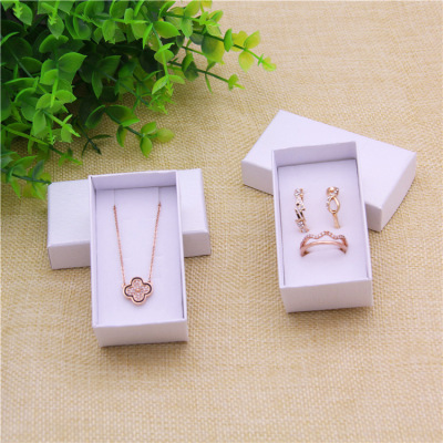 Foreign Trade Supply Customized Logo Earrings Pendant Box New Couple Couple Rings Box Tiandigai Small Jewelry