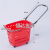 Shopping Basket Supermarket Trolley Basket Four-Wheel Shopping Box Plastic Basket Shopping Cart 45l Shopping Basket AOA