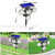 All Sides Luminous Solar Human Body Induction Wall Lamp Solar Lawn Lamp Ground Plugged Light Dual-Use Outdoor Lamp