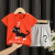 Summer Children's Short-Sleeved Shorts Suit Cotton T-shirt Boys and Girls Baby Little Children's Clothing 2021 New One Piece Dropshipping