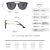 2021 New Trendy Double Beam Sunglasses Men's Elegant Big Face round Frame Sunglasses Driving Sunglasses Factory Wholesale
