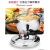 Zenlo Wanglong Pressure Cooker Applicable to Gas Stove Thickened Explosion-Proof Safety Pressure Cooker for Commercial Use for 3-4-5-6 People
