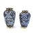 9480 Home Blue and White Porcelain Ceramic Decoration Crafts Blue Color Creative Design Vase High-End Soft Decoration