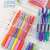 Girl Heart Color Push Type Gel Pen Good-looking Journal Diary Ins Style Student Stationery Wholesale