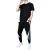 Sports Suit Men's Summer New Short-Sleeved Trousers Two-Piece Set Handsome Man Youth T-shirt Casual Loose Set