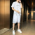 Summer 2021 New Casual Sports Suit Men's Shorts Short Sleeve Fashion Clothes Men's Suit with Handsome