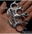 Wholesale Brass Knuckle Iron Four Finger Finger Holder Body Tools Military Fans' Supplies Scorpion Multicolor