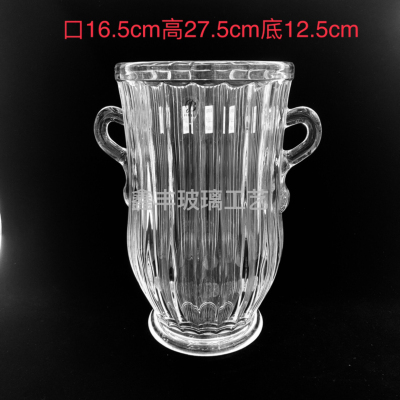 2Factory Direct Sales Crystal Glass Hydroponic Vase New Chinese Furniture Creative Decorations Decoration Crafts Vase