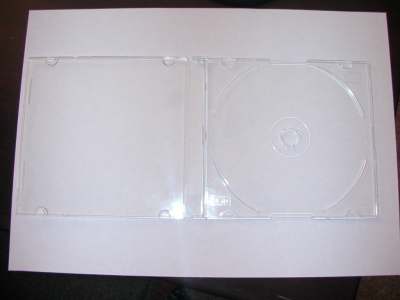 single super clear cd case ,single super clear cd box