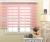 Factory Direct Sales Soft Gauze Curtain Double-Layer Roller Shade Curtain Louver Curtain Living Room and Bathroom Cloth Window-Shades Louver Curtain Can Be Customized