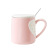 Korean Style Love Handle Ceramic Cup Cute Girl Heart Pink Mug Wedding Gift Creative Polka Dot Cup