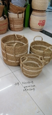 Papyrus Sets of Three Storage Basket