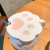 Cute Cartoon Cat Ceramic Cup with Cover with Spoon Relief Cat's Paw Water Cup Creative Mug Men and Women Student Cup