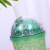 Plastic Sippy Cup Avocado Strawberry Ice Cup Double-Layer Cup Ins Girl Heart Tumbler Ice Cup in Stock