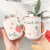 Cute Internet Celebrity Strawberry Frosted Ceramic Cup Water Cup Office Home Fresh Cartoon Mug Student Cup