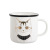 Nordic Simple Ins Gold Painting Cat Ceramic Cup Artistic Internet Celebrity Water Cup Wide Mouth White Zakka Mug Cup