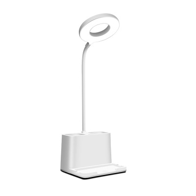 LED Eye Protection Desk Reading Light USB Dual-Purpose Charging and Plug-in Reading Lamp Logo Labeling Customization